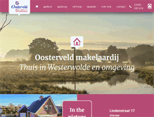 Tablet Screenshot of oosterveld-makelaardij.nl